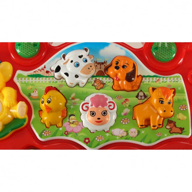 Piano interactif pour enfants avec sons d'animaux de la ferme