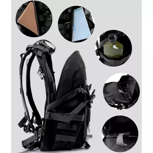 Sac à dos militaire/touristique Black Trizand 20534