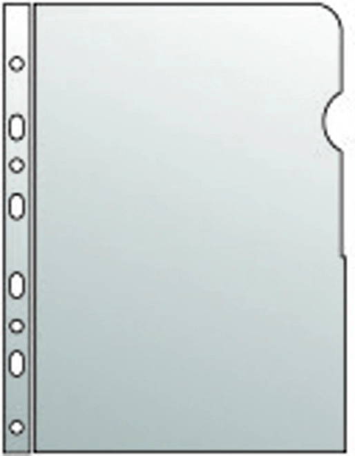 Couverture transparente A4 -"L/U PP euro-suspension, brillant, 140mic.