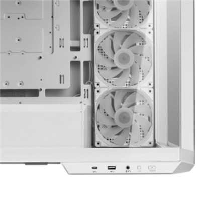 Armoire MAG PANO M100R PZ blanche avec verre trempé et USB