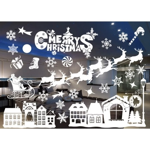 Ruhhy Autocollants de Noël pour fenêtre 22305