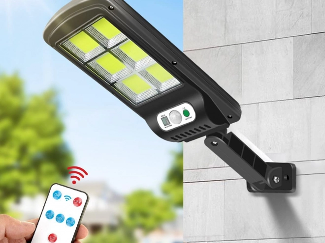 Lampe solaire avec capteur de mouvement et changement de lumière