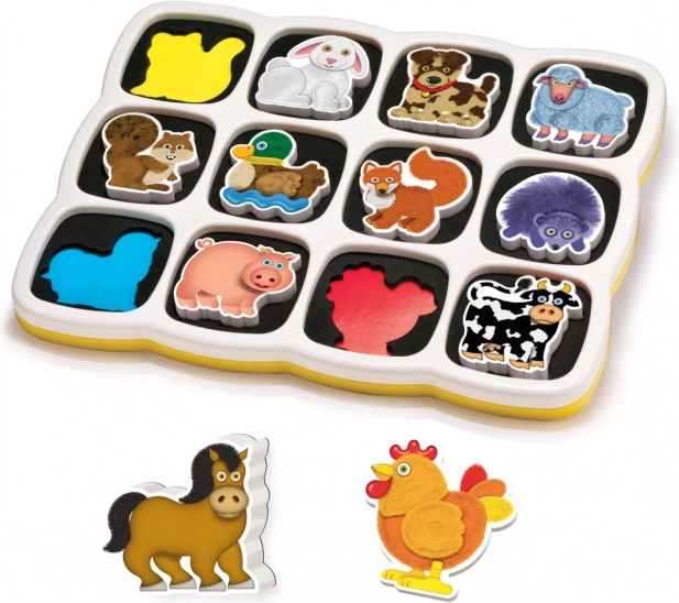Quercetti Puzzle magnétique Ferme
