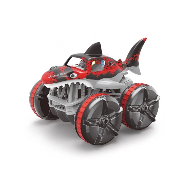 Voiture amphibie requin rouge