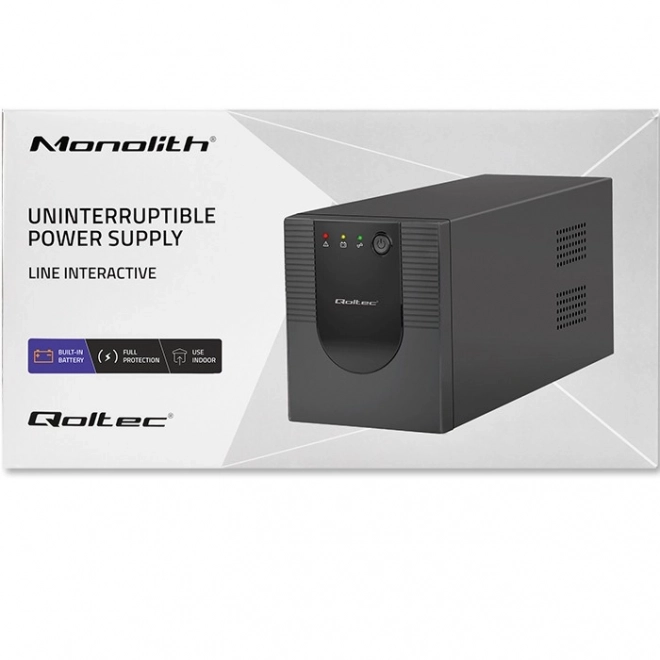 Source de secours UPS Qoltec 1500VA 900W