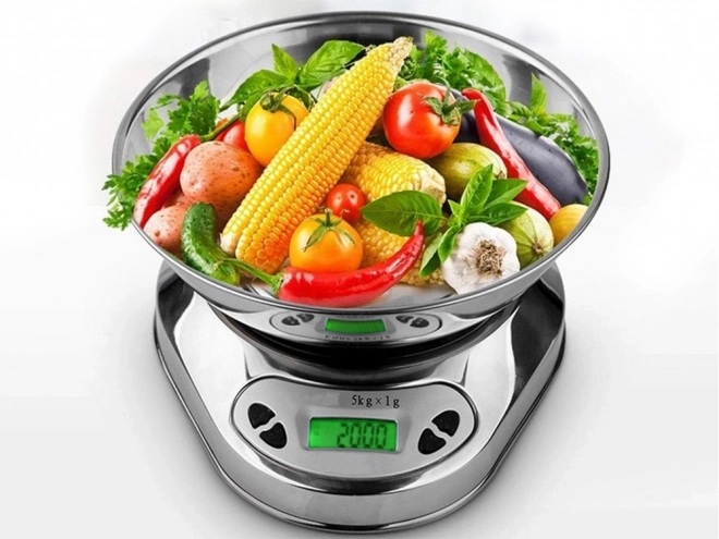 Balance de cuisine électronique avec bol