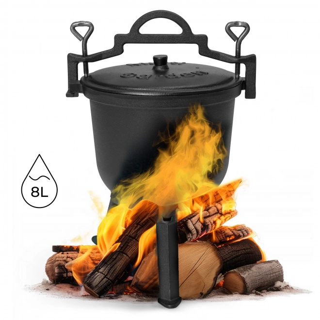 Chaudron en fonte 8L sur trépied MultiGarden