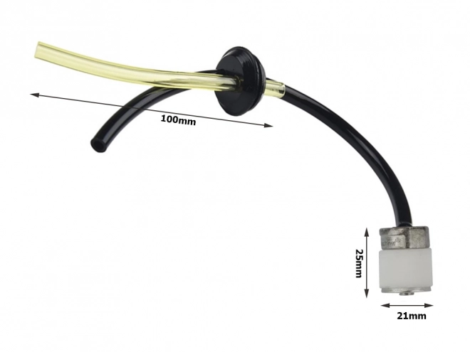Tuyau de carburant pour tondeuses à essence 17 mm