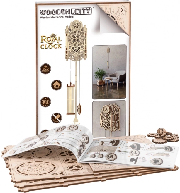 Puzzle 3D en bois Horloge Royale