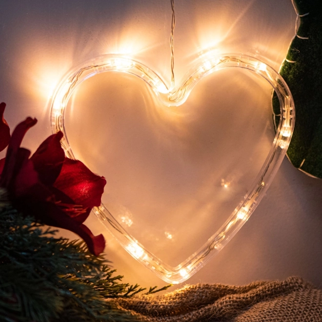 Cœur lumineux LED Décoration de Noël