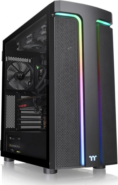 Boîtier PC H590 avec verre trempé et rétroéclairage ARGB