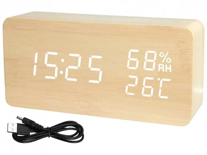 Réveil électronique moderne avec USB