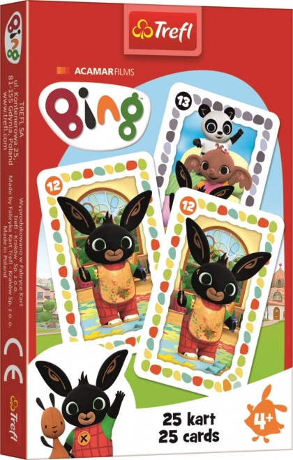 Jeu de cartes pour enfants Monsieur Lapin avec Bing le lapin