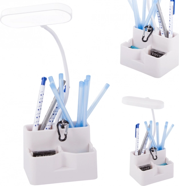 Lampe de bureau avec organiseur et 24 LED