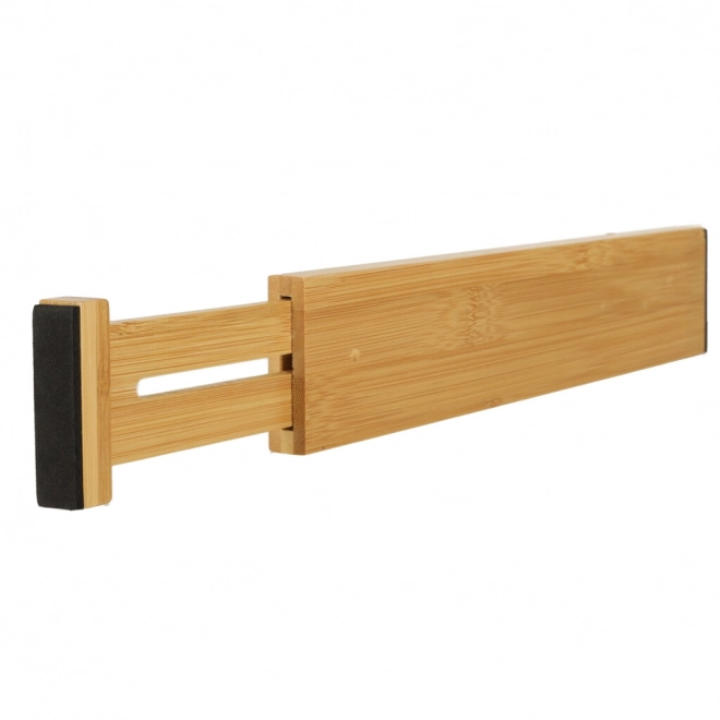 Organisateur de tiroir ajustable en bambou