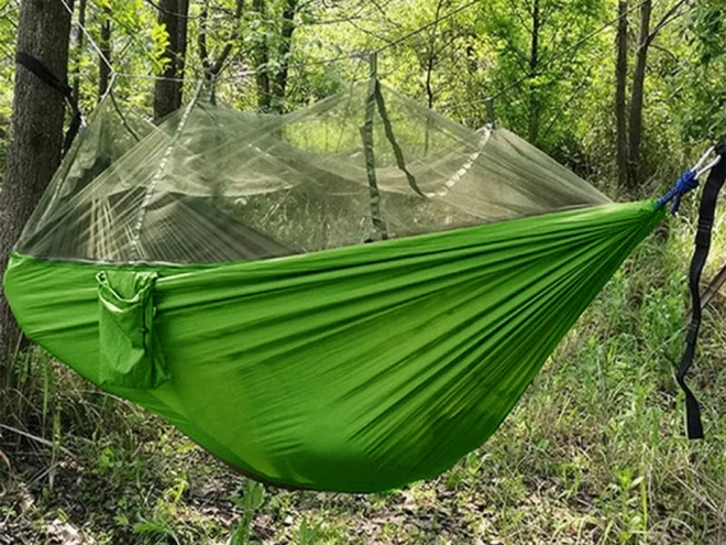 Hamac avec moustiquaire 270x140cm
