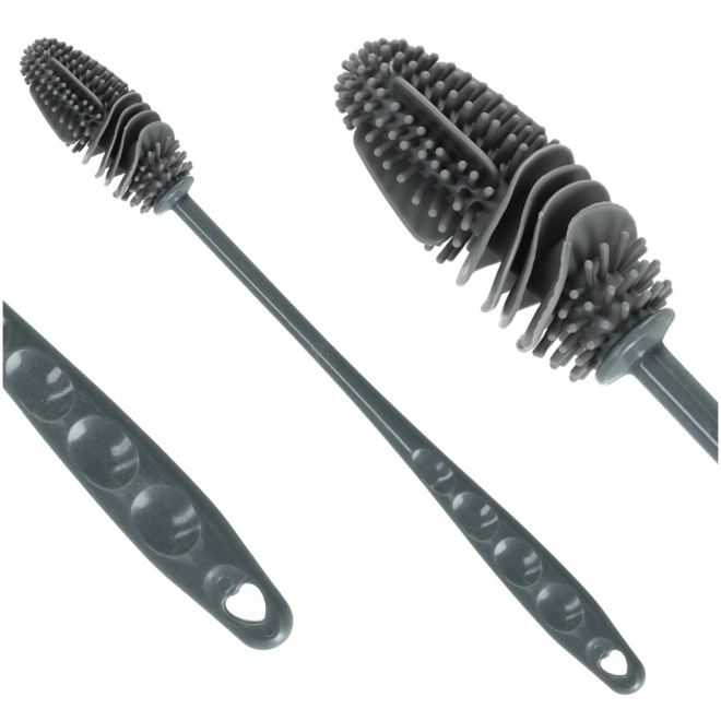 Brosse de lavage de bouteilles en silicone