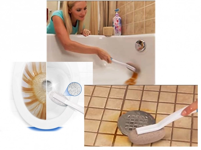 Brosse de salle de bain avec pierre ponce