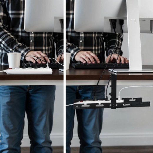 Rangement des câbles et de la multiprise