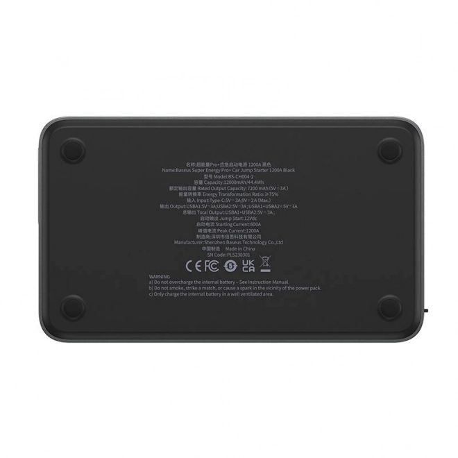 Démarreur de voiture Baseus Black Super Energy Pro+