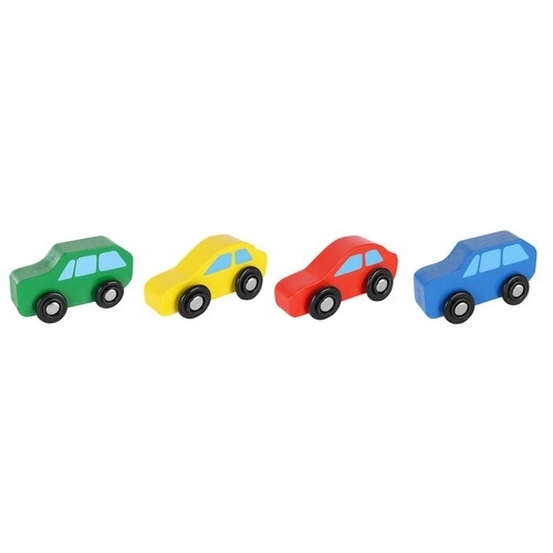 Camion en bois - remorque + ensemble de voitures 22698