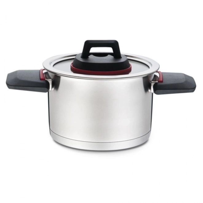 Casserole en acier inoxydable Maestro avec couvercle 4,2 l