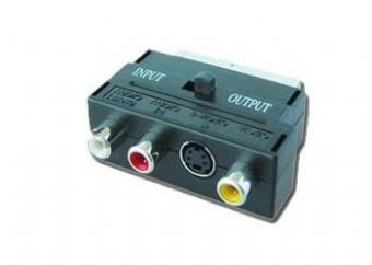 Adaptateur EURO/SVHS-3RCA