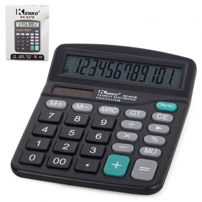 Calculatrice de table à 12 chiffres avec grand écran