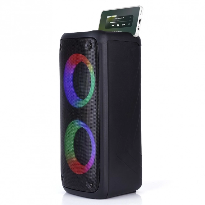 FUNBOX Haut-parleur BT MT3181 Bluetooth 5.0/TWS/MP3/MicroSD/USB/AUX/Égaliseur/Jack 6.3/RGB/USB-C/ RMS 40W/PMPO 1000W