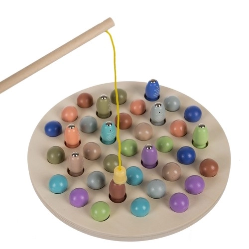 Jeu de pêche en bois pour enfants