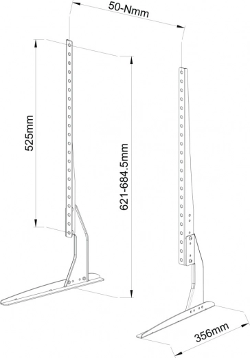 Large compatibilité VESA jusqu’à 800×400