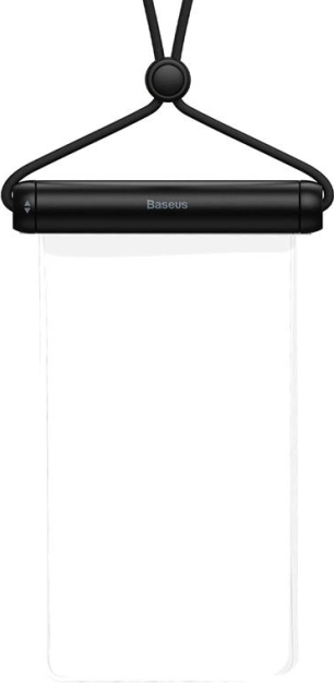 Baseus étui étanche pour smartphone avec fermeture coulissante (noir)