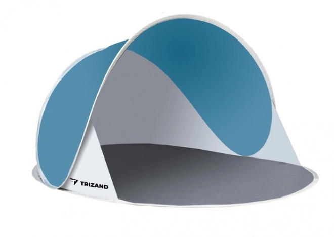 Tente de plage bleu-gris - 145 x 100 x 70 cm
