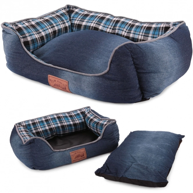 Lit amovible pour chiens et chats avec coussin