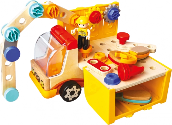 Set de construction avec outils et 30 pièces