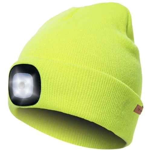 Bonnet d'hiver avec lampe - jaune Trizand 22664