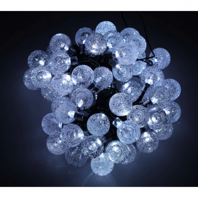 Éclairage de jardin solaire sphérique 7m 50LED blanc froid
