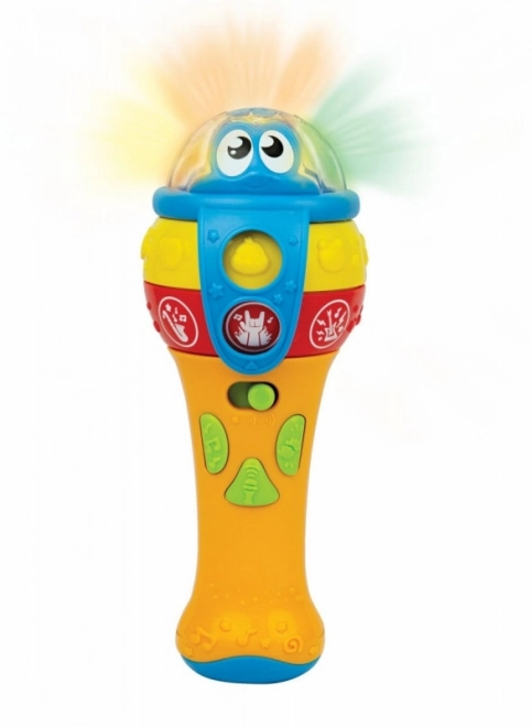 Microphone Enfant Interactif avec Effets Lumineux et Sonores