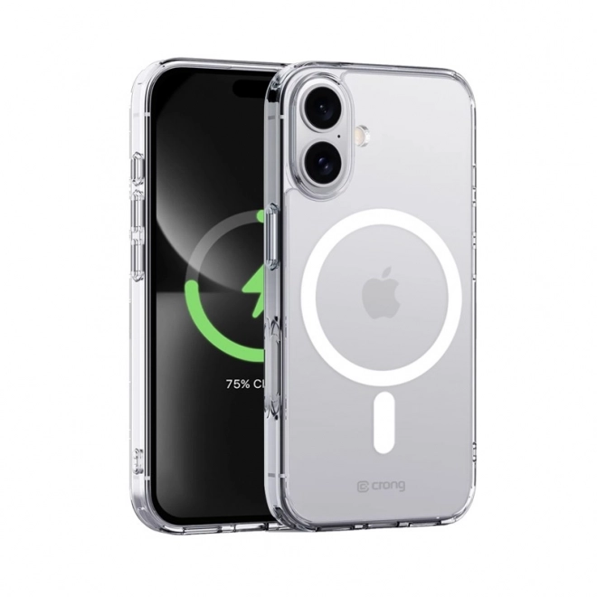 Coque transparente MAG Cover pour iPhone 16 MagSafe