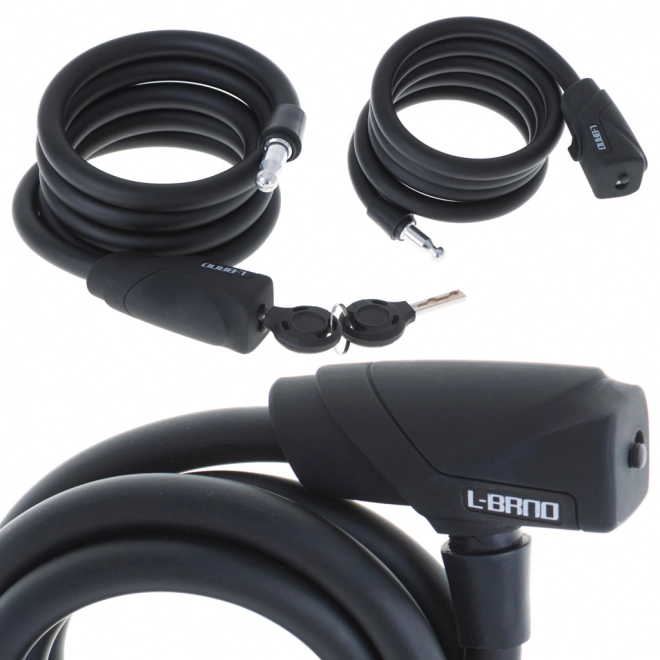 Cadenas de sécurité pour vélo avec longue hélice - 150 cm