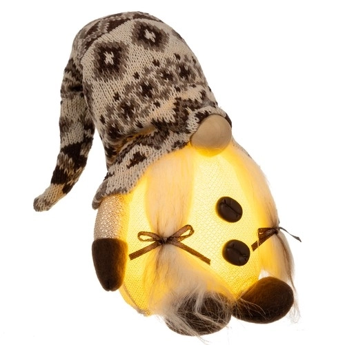 Lutin debout avec éclairage LED