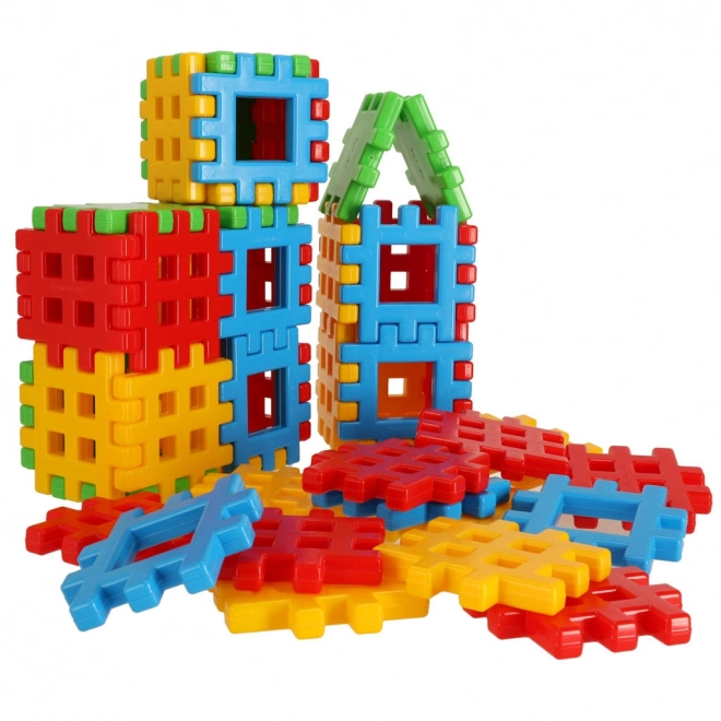 Blocs de construction colorés Wafle Marioinex - 48 pièces