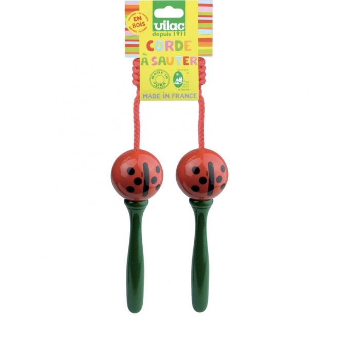 Corde à sauter Coccinelle par Vilac