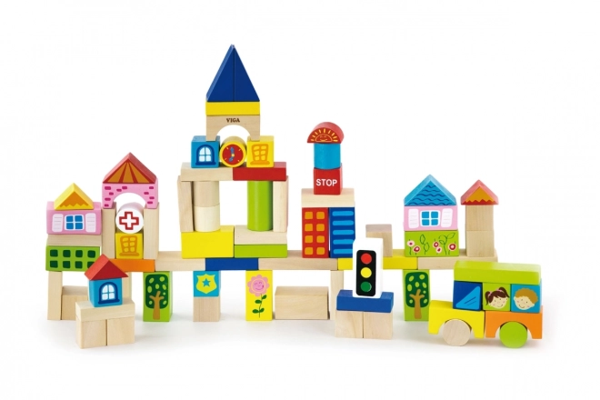 Blocs en bois - Ville 75 pièces