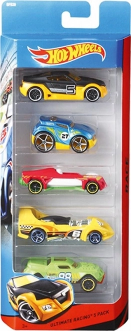 Hot Wheels collection de cinq petites voitures