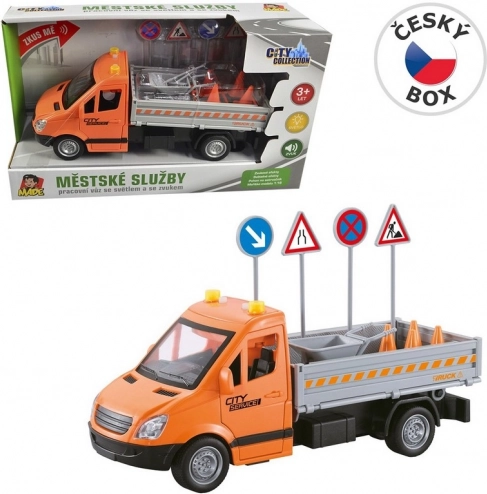 Camion de service municipal à inertie 24 cm