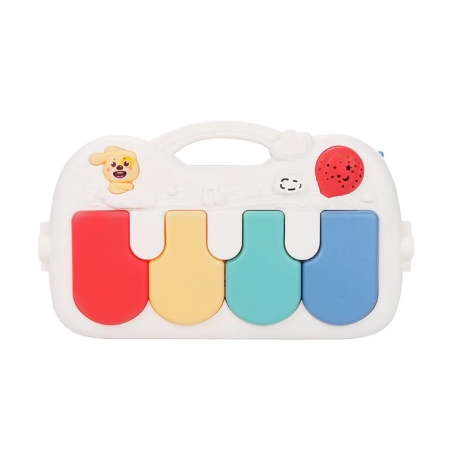 Tapis éducatif pour tout-petits avec piano - vert, modèle II
