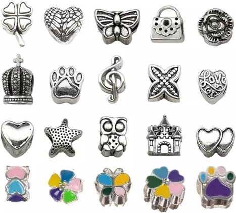 Pendentifs colorés