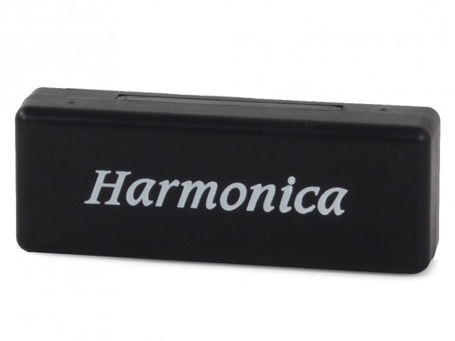 Harmonica en métal en C majeur avec étui