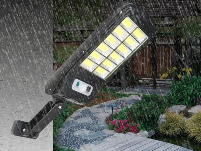 Lampe solaire avec capteur de mouvement et changement de lumière